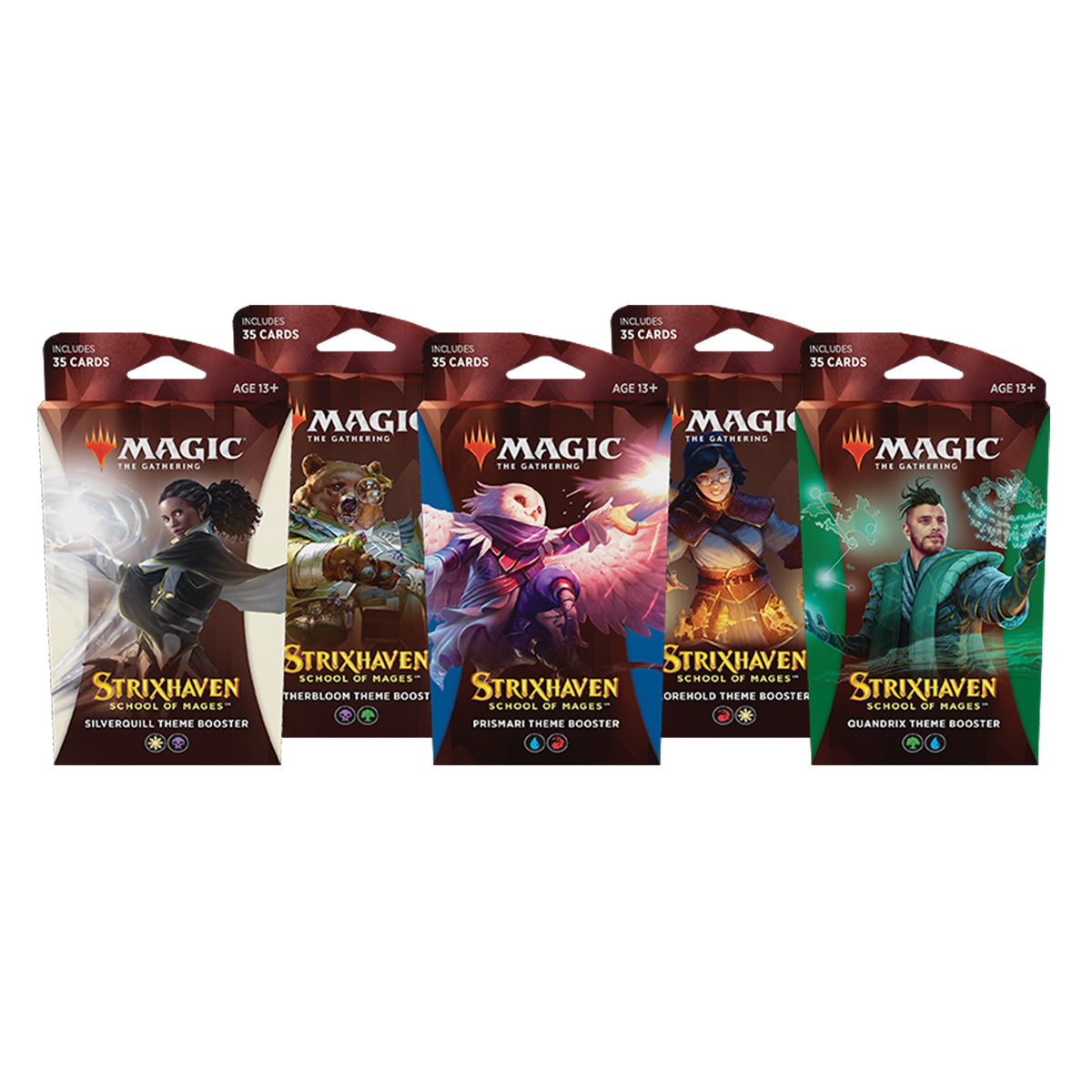 Magic Strixhaven School of Mages Theme Boosters (Set of 5) MTG