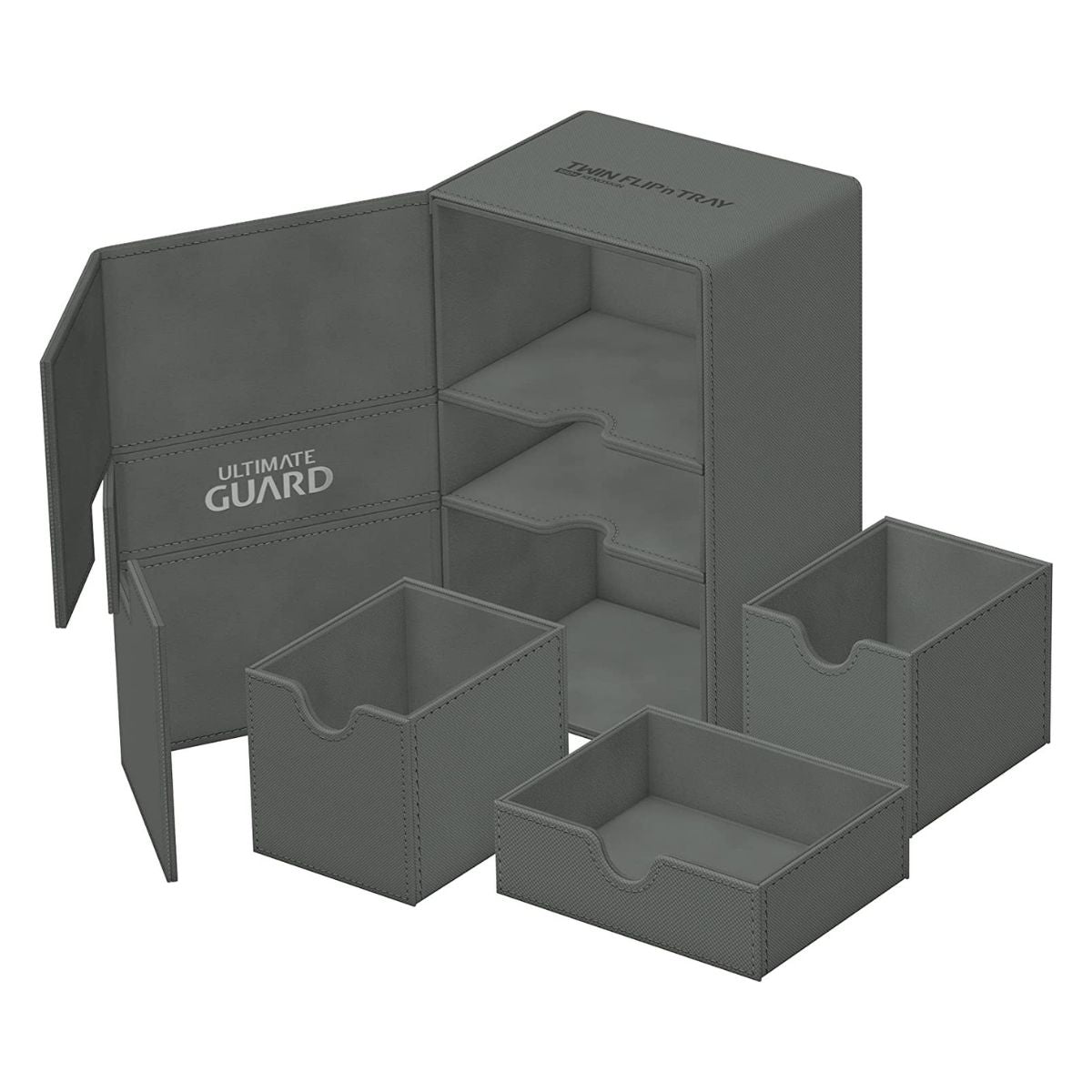 Ultimate Guard Flip n Tray 160+ XenoSkin Monocolor Grey Deck Box