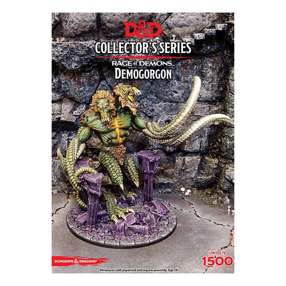 D&D Collectors Series Miniatures Rage of Demons Demon Lord Demogorgon