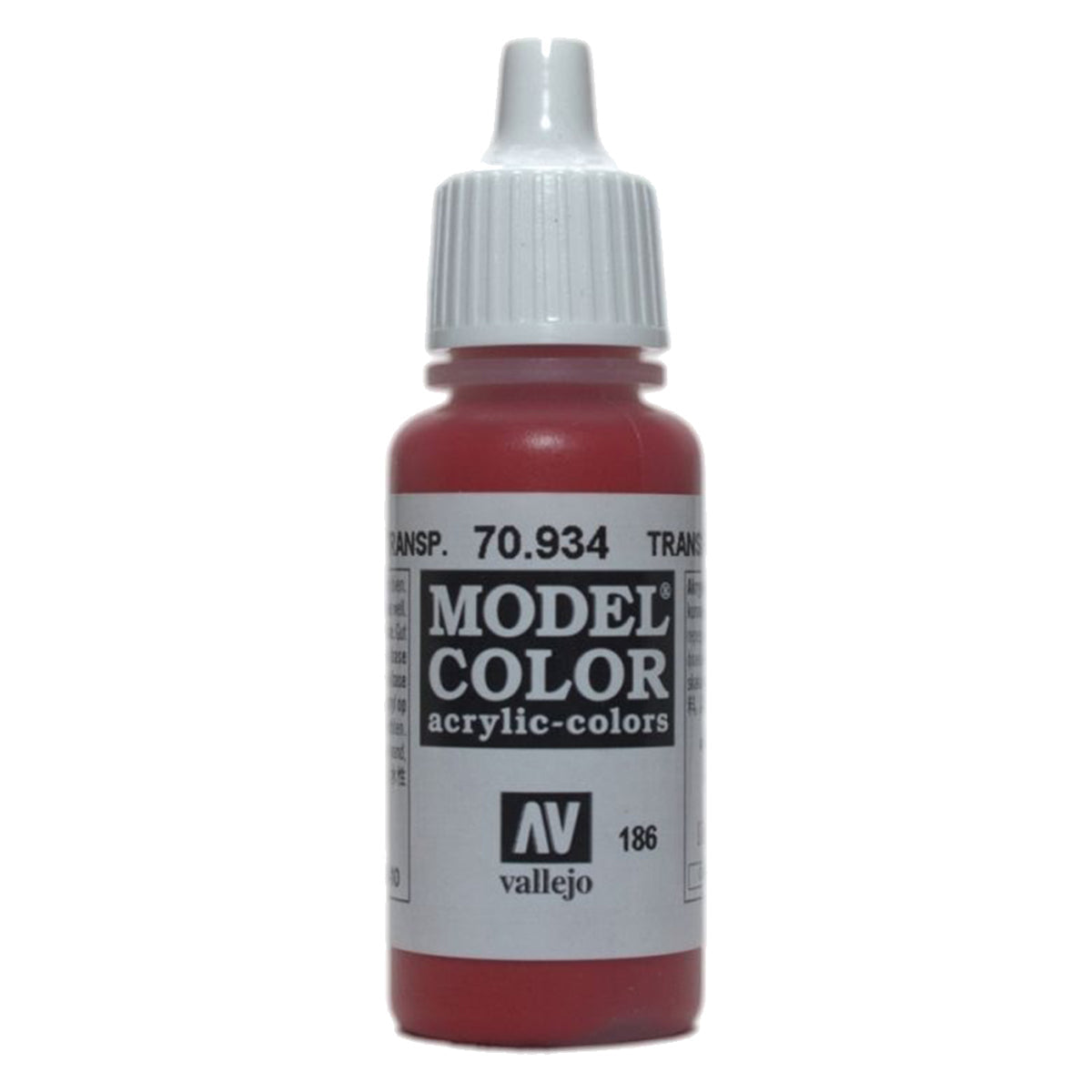 Vallejo Model Colour - Transparent Red 17 ml