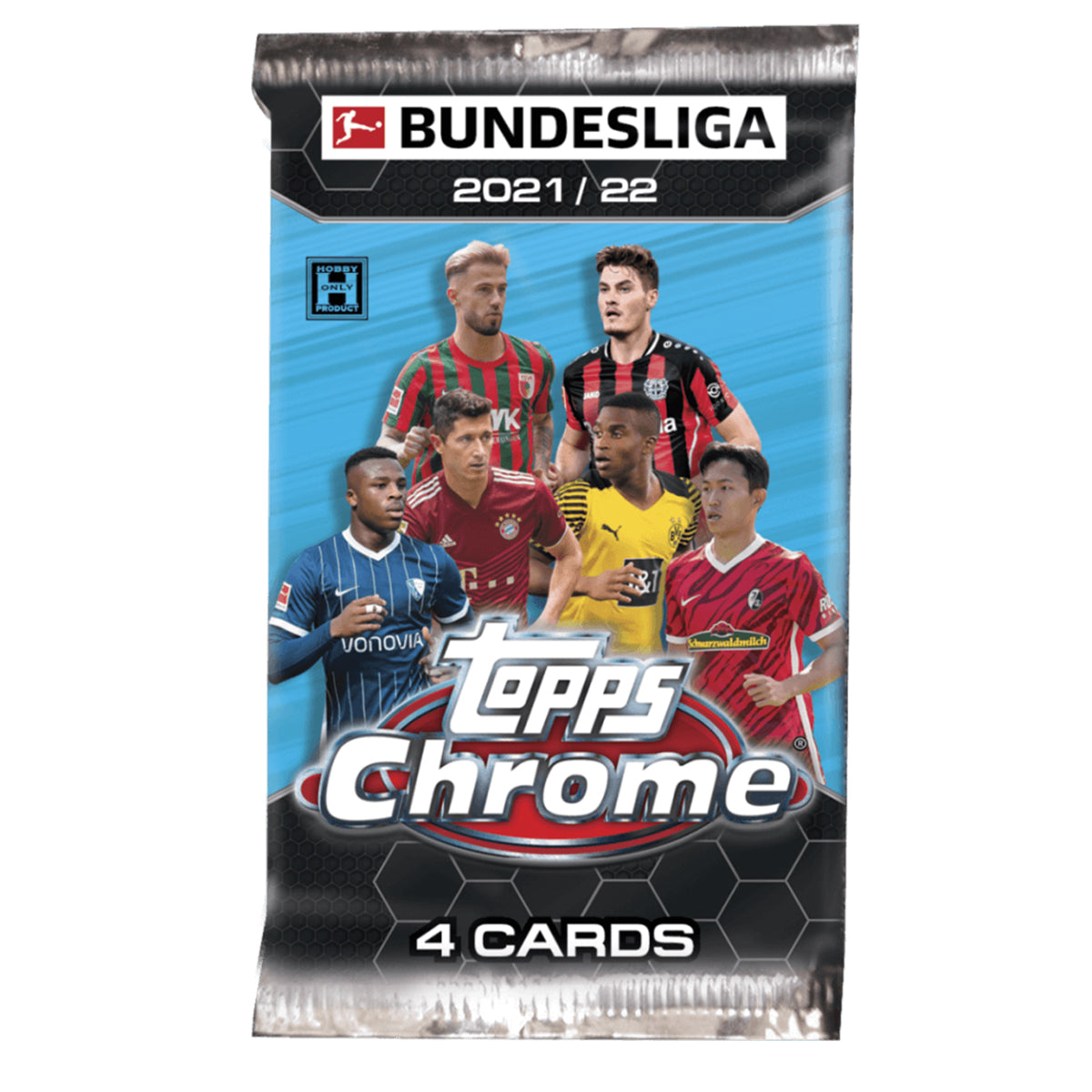 TOPPS 2022 Chrome Bundesliga Hobby Collection Display