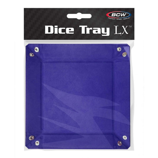 BCW Dice Tray LX Square Blue