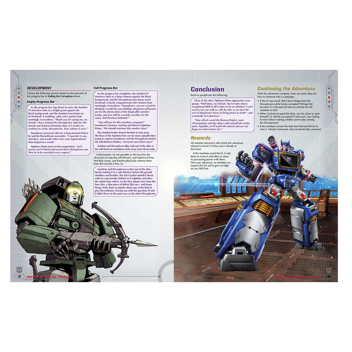 Transformers RPG A Beacon of Hope Adventure GM Screen
