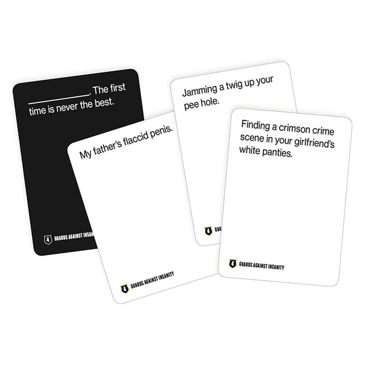 Guards Against Insanity Asylum Pack w/ 1-4 Edition Cards Against Humanity
