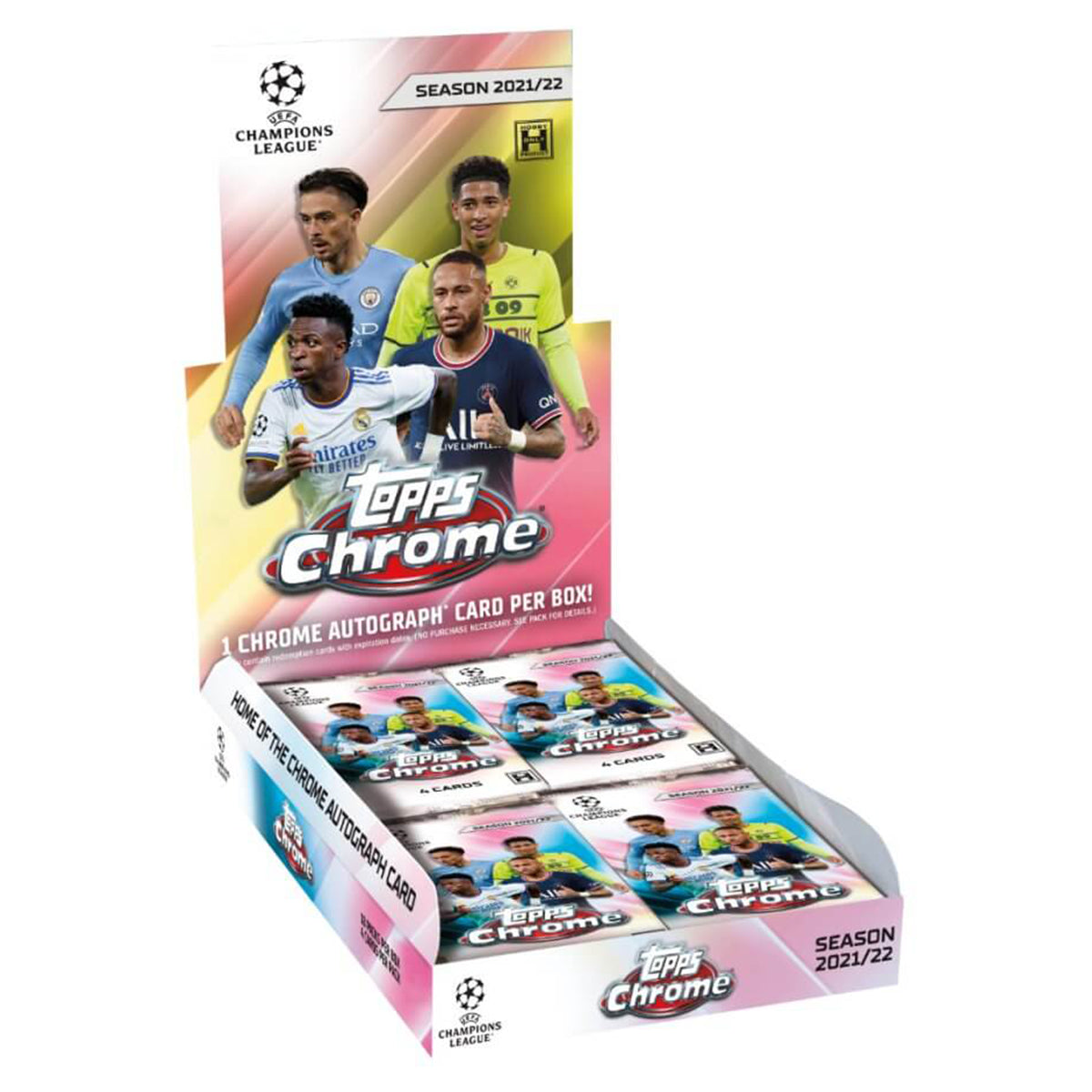 TOPPS 2022 UEFA Champions League Chrome Hobby Collection Box
