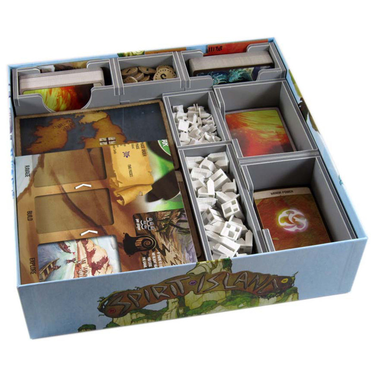 Folded Space Game Inserts Spirit Island