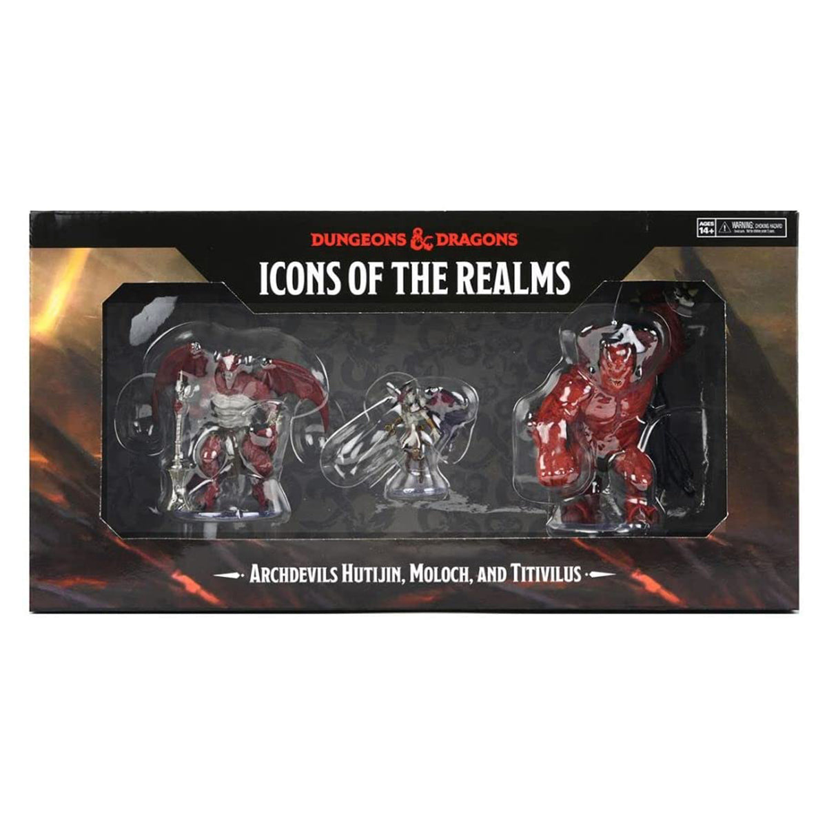 D&D Icons of the Realms Archdevils Hutijin, Moloch, Titivilus