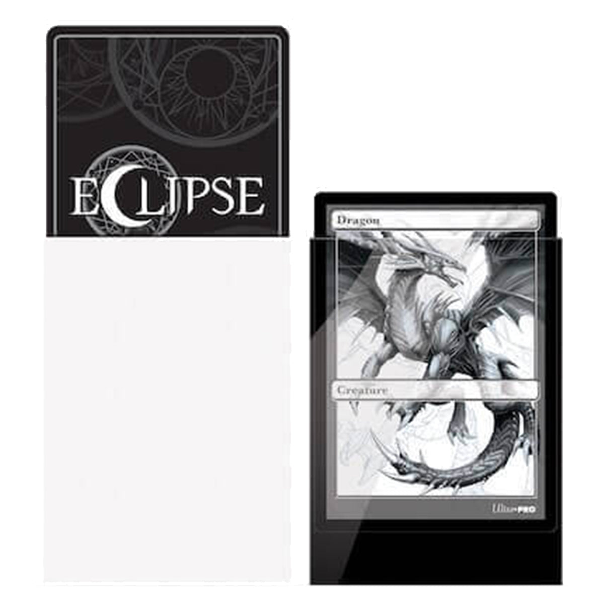 ULTRA PRO Deck Protector Standard Gloss 100ct White Eclipse