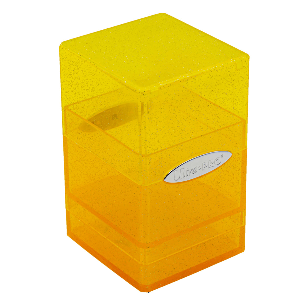 ULTRA PRO Deck Box Satin Tower Glitter - Yellow