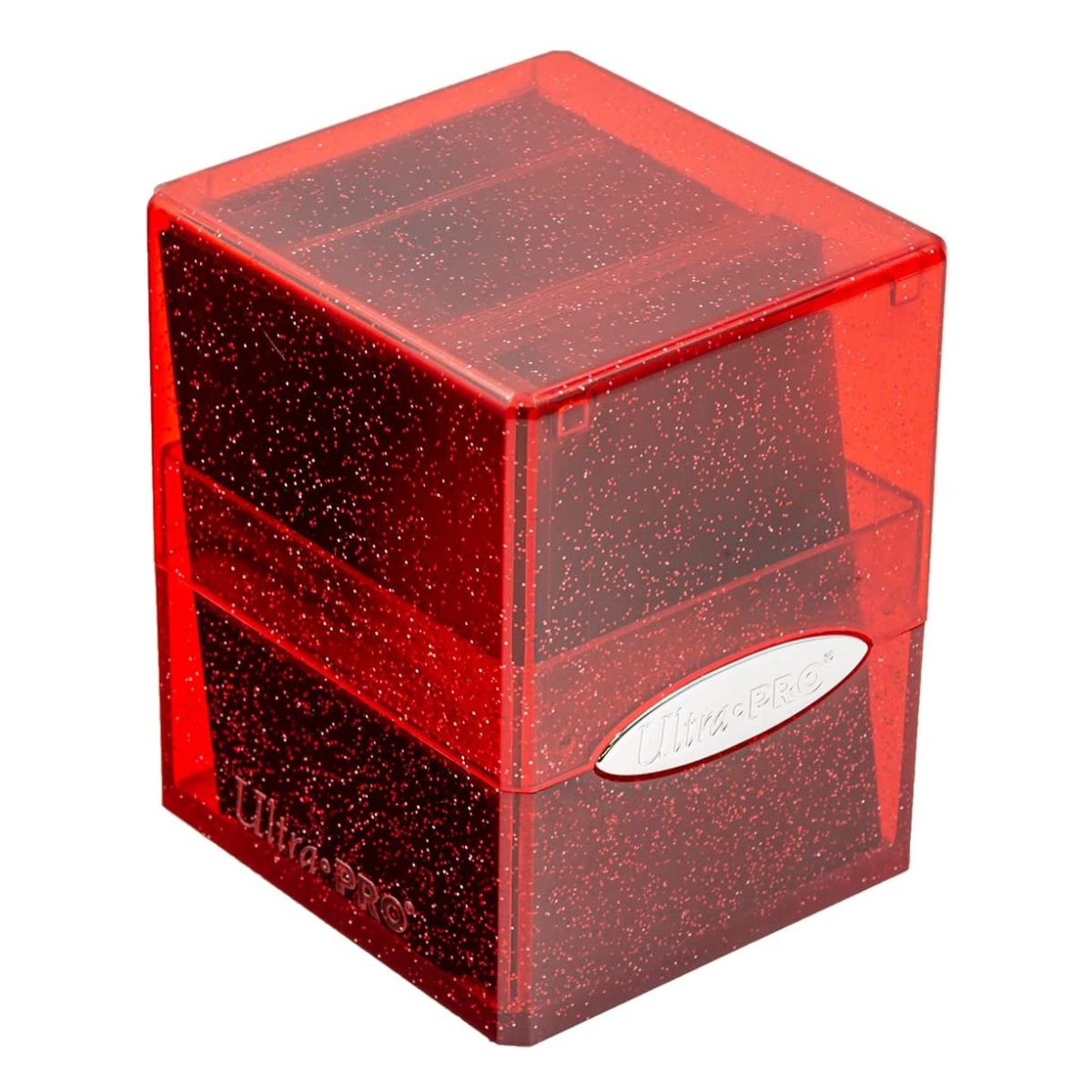ULTRA PRO Deck Box Satin Tower Glitter - Red