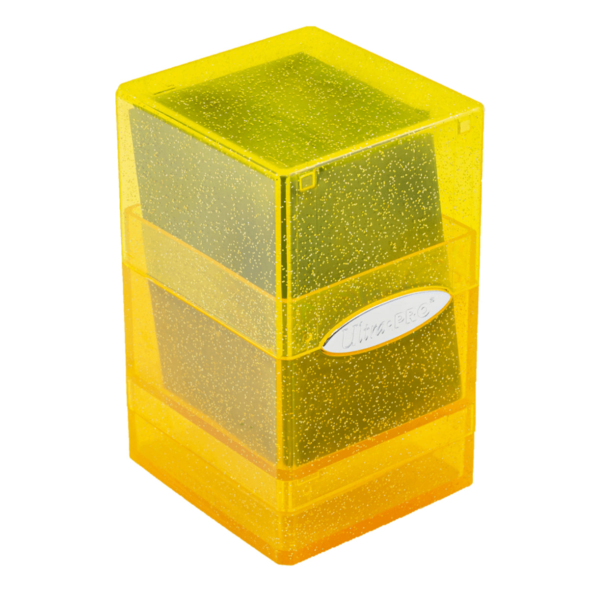 ULTRA PRO Deck Box Satin Tower Glitter - Yellow