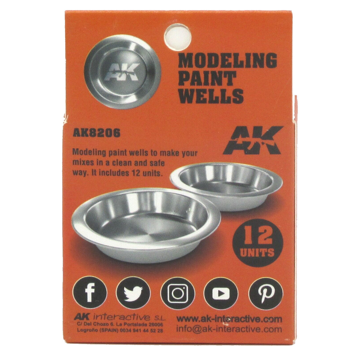 AK Interactive Complements - Modelling Paint Wells