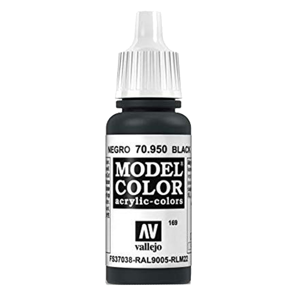 Vallejo Model Colour - Black 17 ml