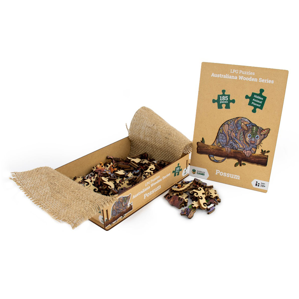 LPG Wooden Puzzle Australiana Series 01 - Possum