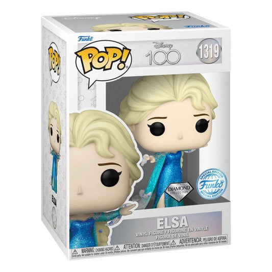 Disney 100th - Elsa Diamond Glitter Pop! Vinyl