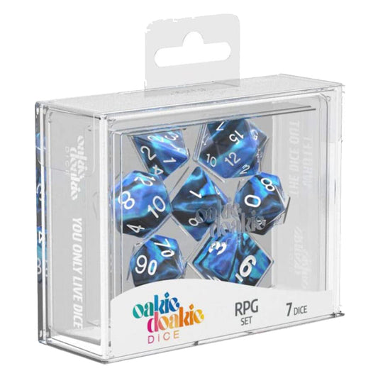 Oakie Doakie Dice RPG Set GemiDice - Twilight Stone 7pc