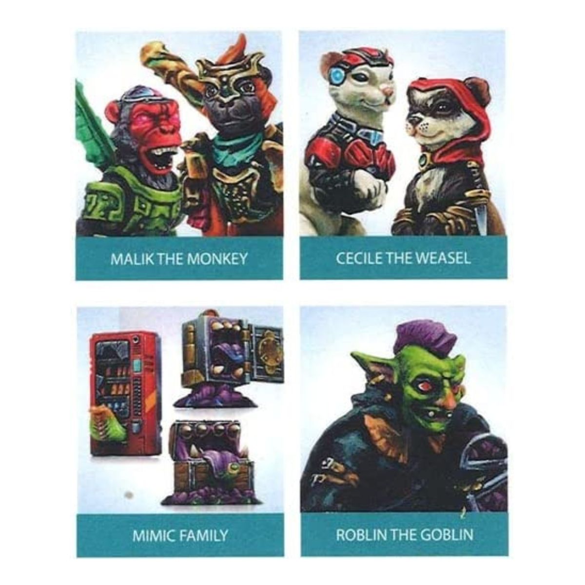 Dungeons & Lasers Miniatures: Animal Companions
