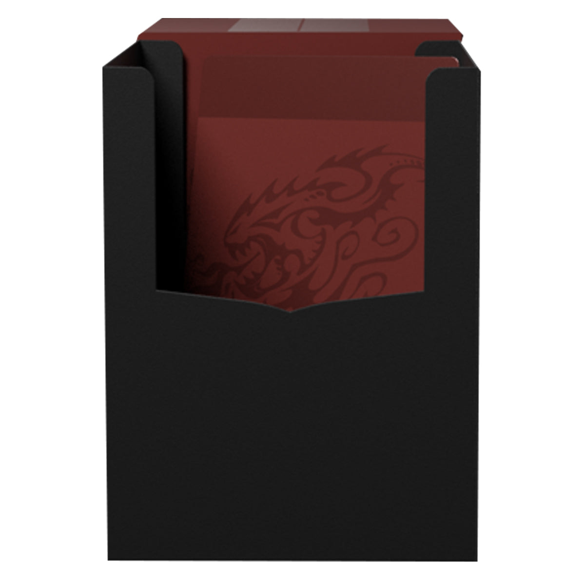 Dragon Shield Revised Double Shell - Blood Red/Black Deck Box