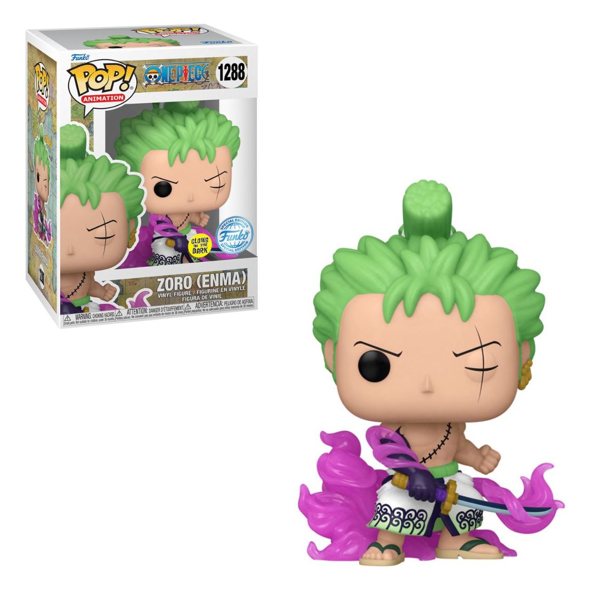 One Piece - Zoro with Enma Glow Pop! Vinyl