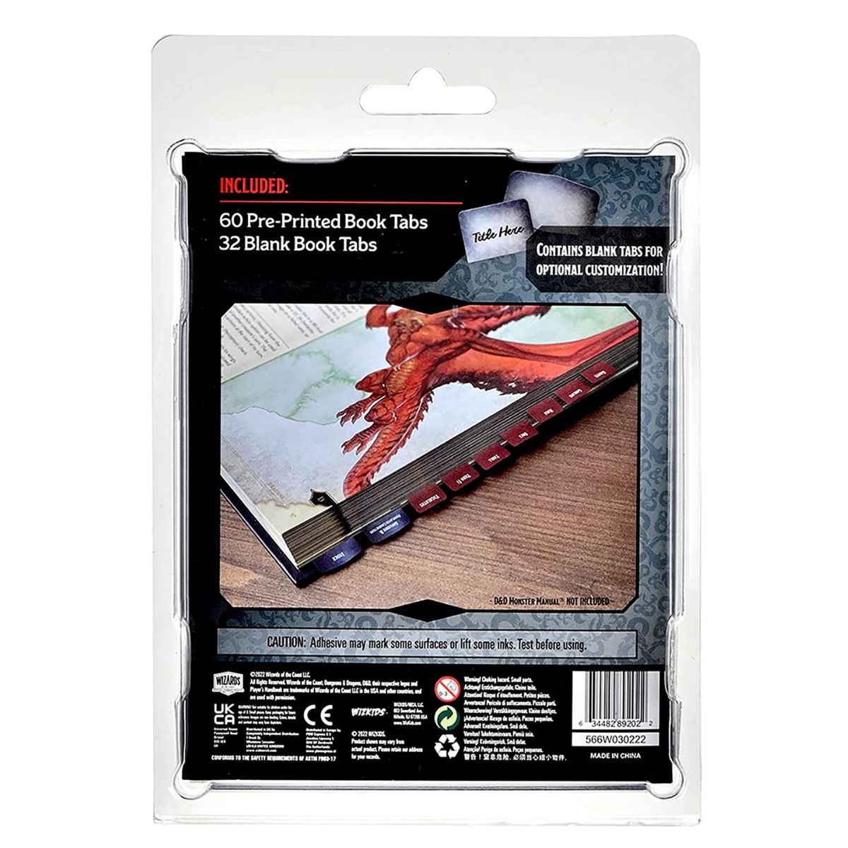 D&D Book Tabs Monster Manual