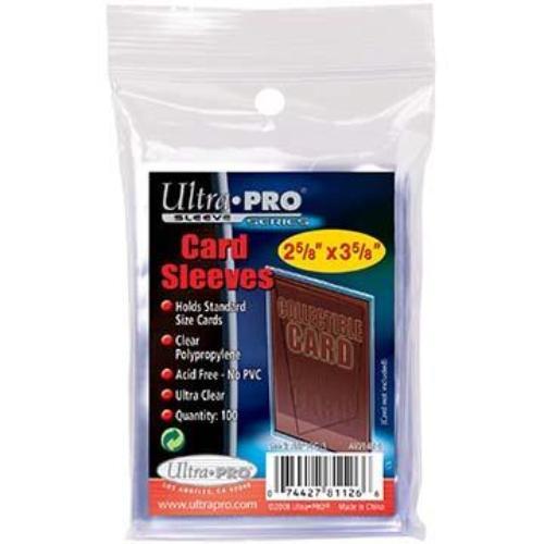 ULTRA PRO 2 5/8" x 3 5/8" Clear Penny Protector Soft Card Sleeves 100 Pack