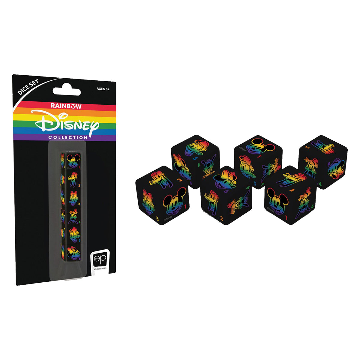 Disney Rainbow Dice Set