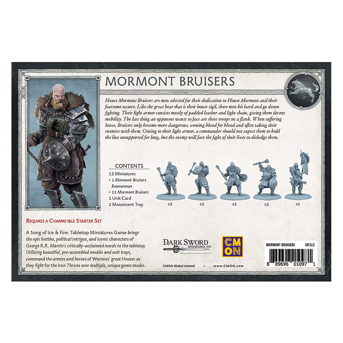 A Song of Ice and Fire Mormont Bruisers Unit Box