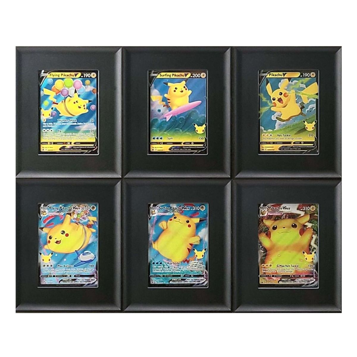 BCW Interlocking Card Frames Black (6 Frames Per Pack)