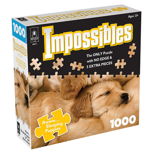 Impossibles 1000pc - Aww... Sleeping Puppies