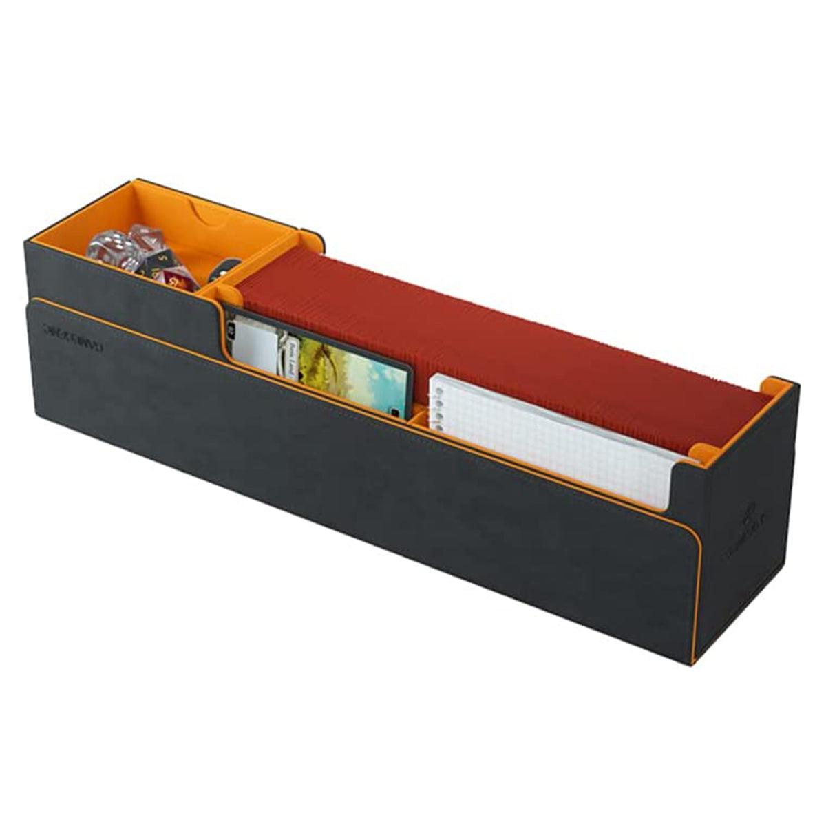 Gamegenic Cards Lair 400+ Convertible Black/Orange Deck Box
