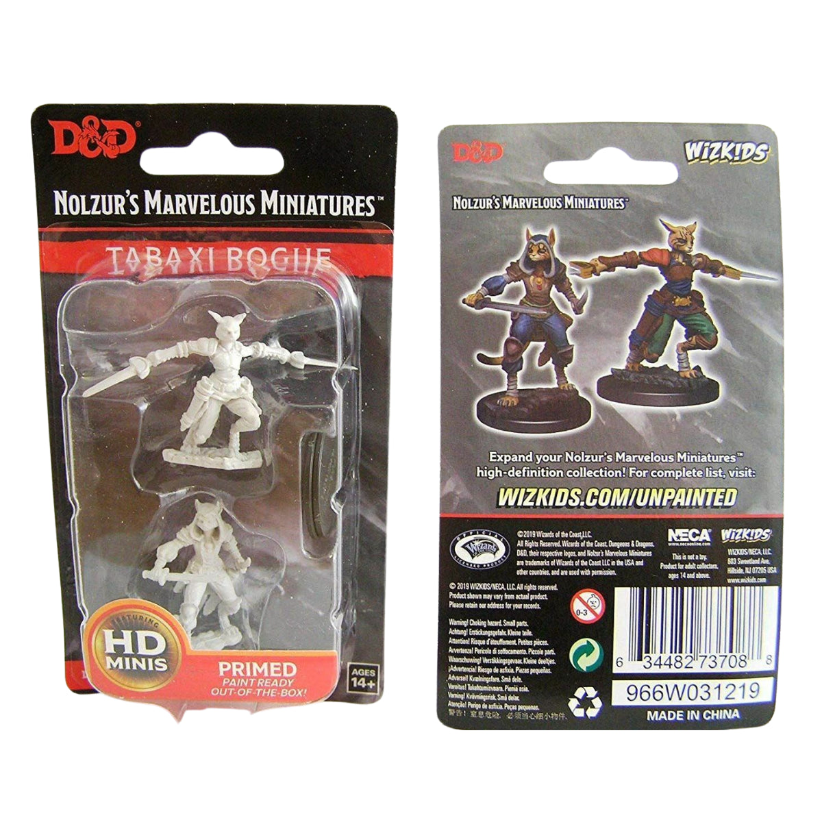 D&D Nolzurs Marvelous Unpainted Miniatures Female Tabaxi Rogue