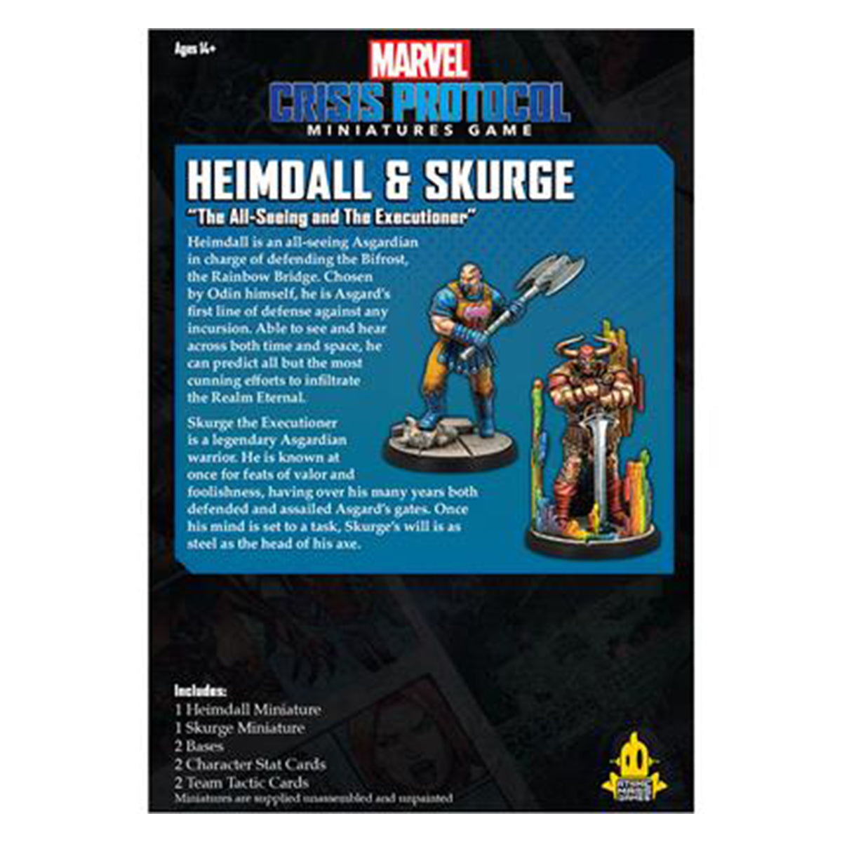 Marvel Crisis Protocol Miniatures Game Heimdall & Skurge