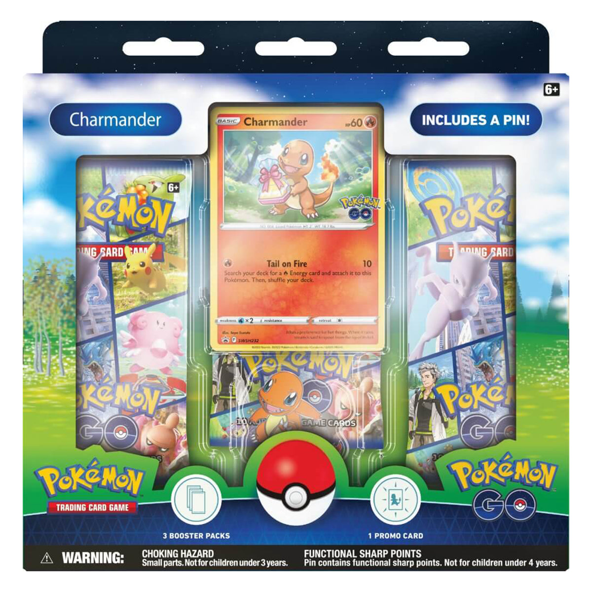 Pokemon GO Pin Collection (Set of 3) POKEMON TCG
