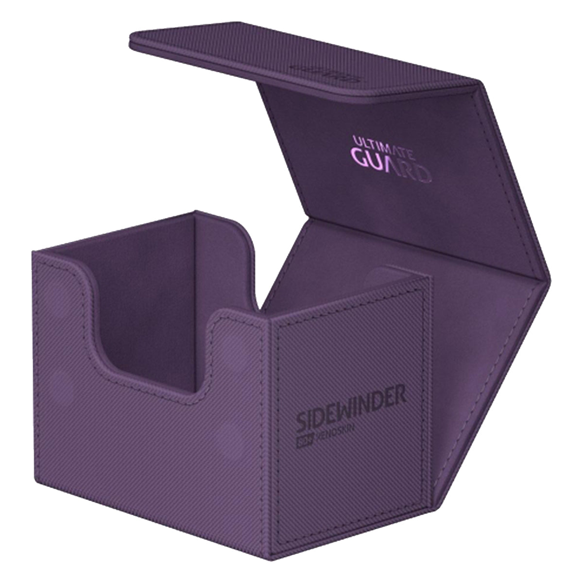 Ultimate Guard Sidewinder 80+ Xenoskin Monocolor Purple Deck Box