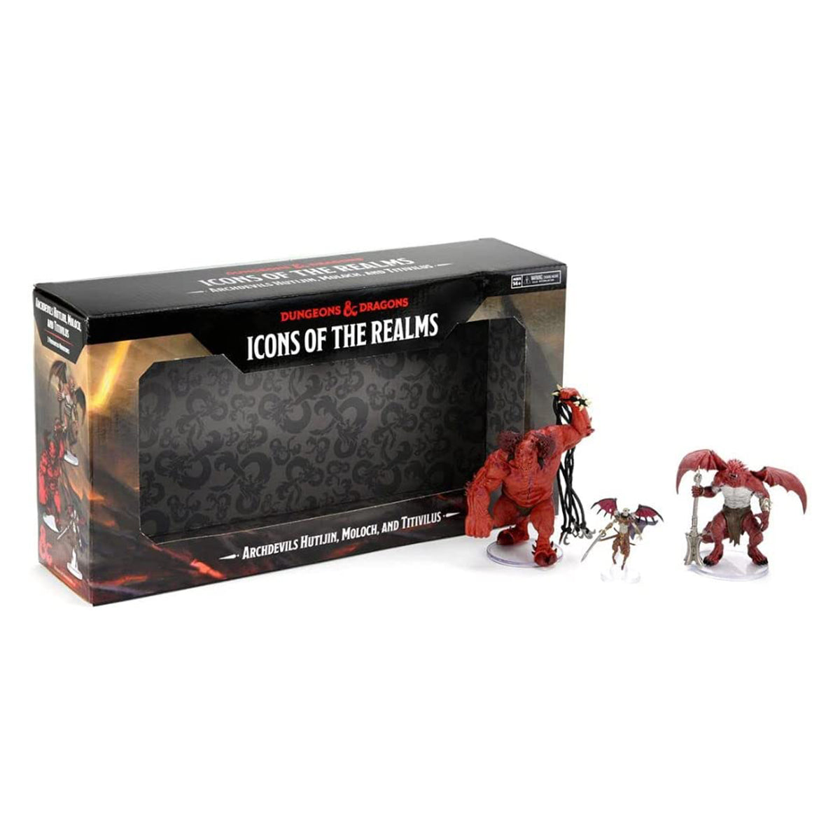 D&D Icons of the Realms Archdevils Hutijin, Moloch, Titivilus