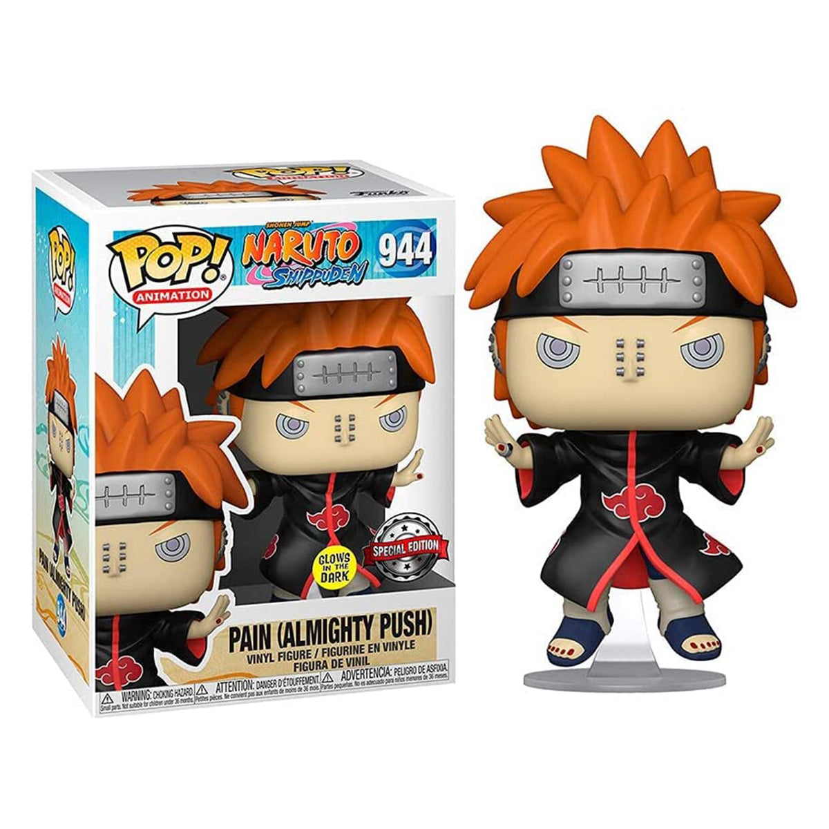Naruto: Shippuden - Pain with Shinra Tensei Glow Pop! Vinyl