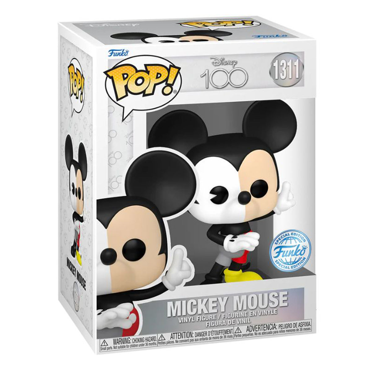Disney 100th - Mickey Mouse (Split Colour) Pop! Vinyl