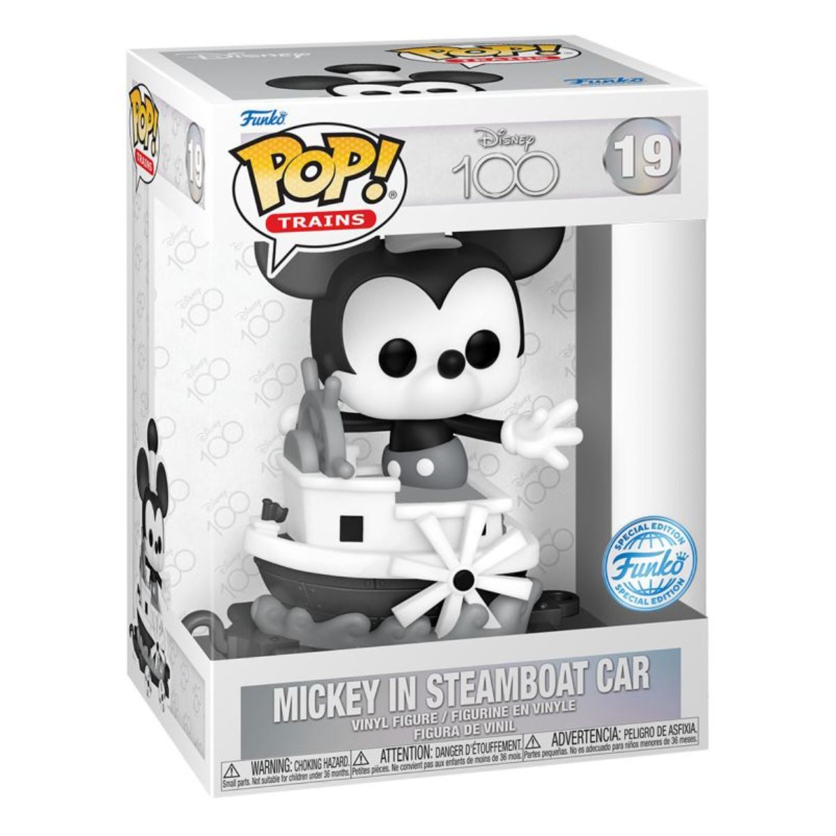 Disney 100th - Mickey in Steamboat Car Pop! Train