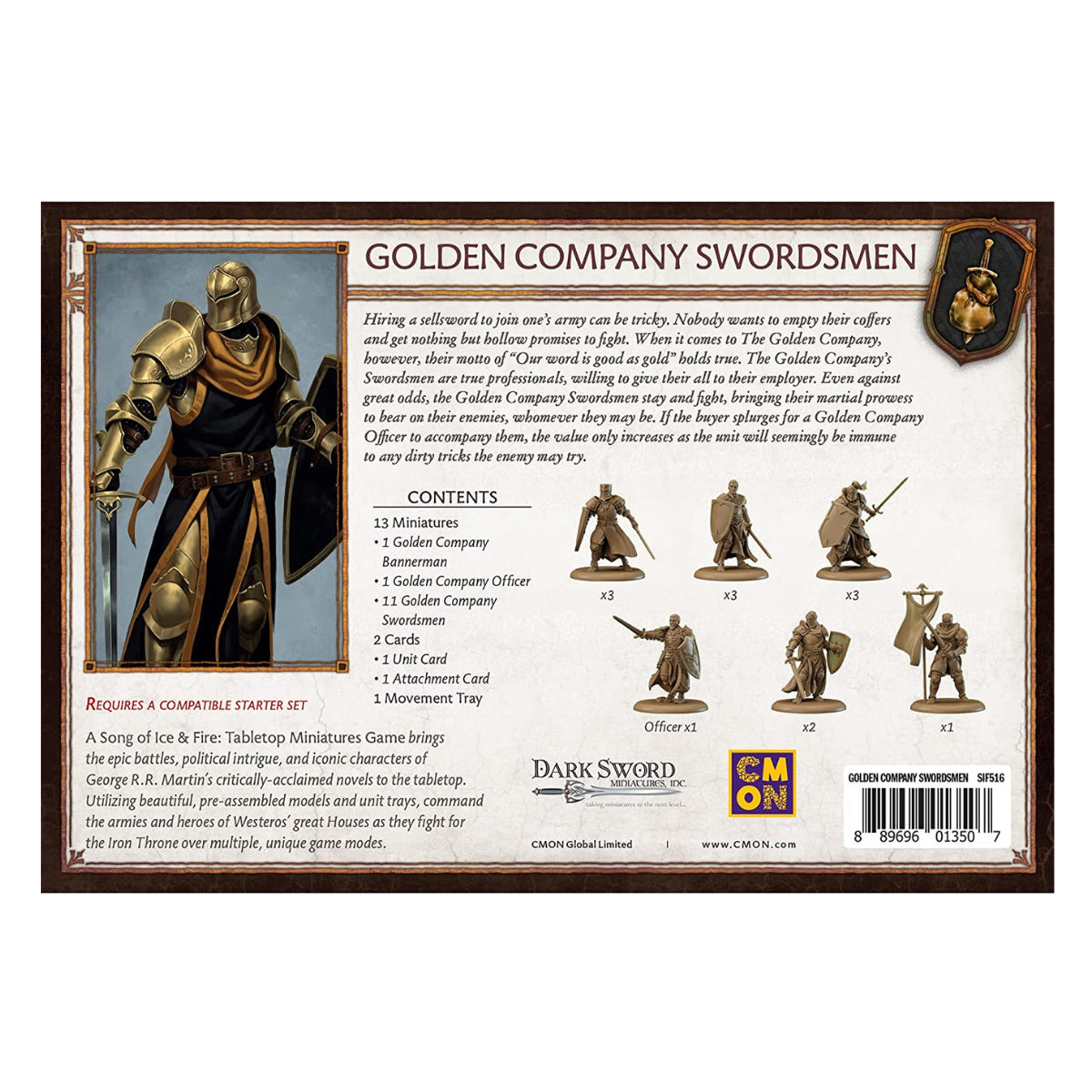 A Song of Ice and Fire Golden Company Swordsmen