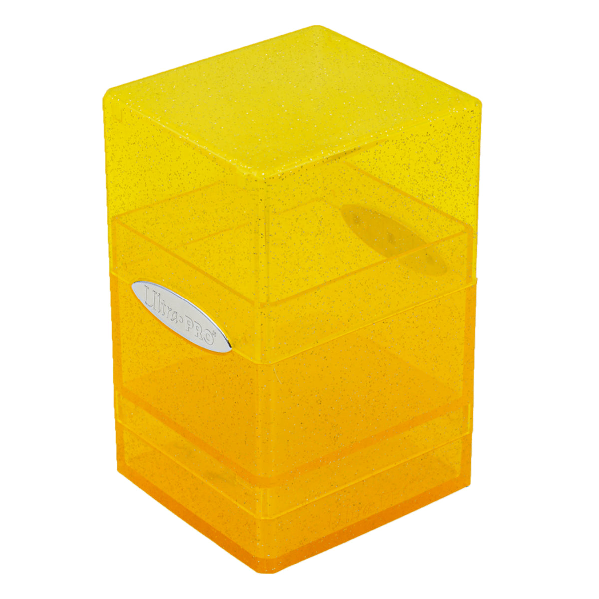 ULTRA PRO Deck Box Satin Tower Glitter - Yellow