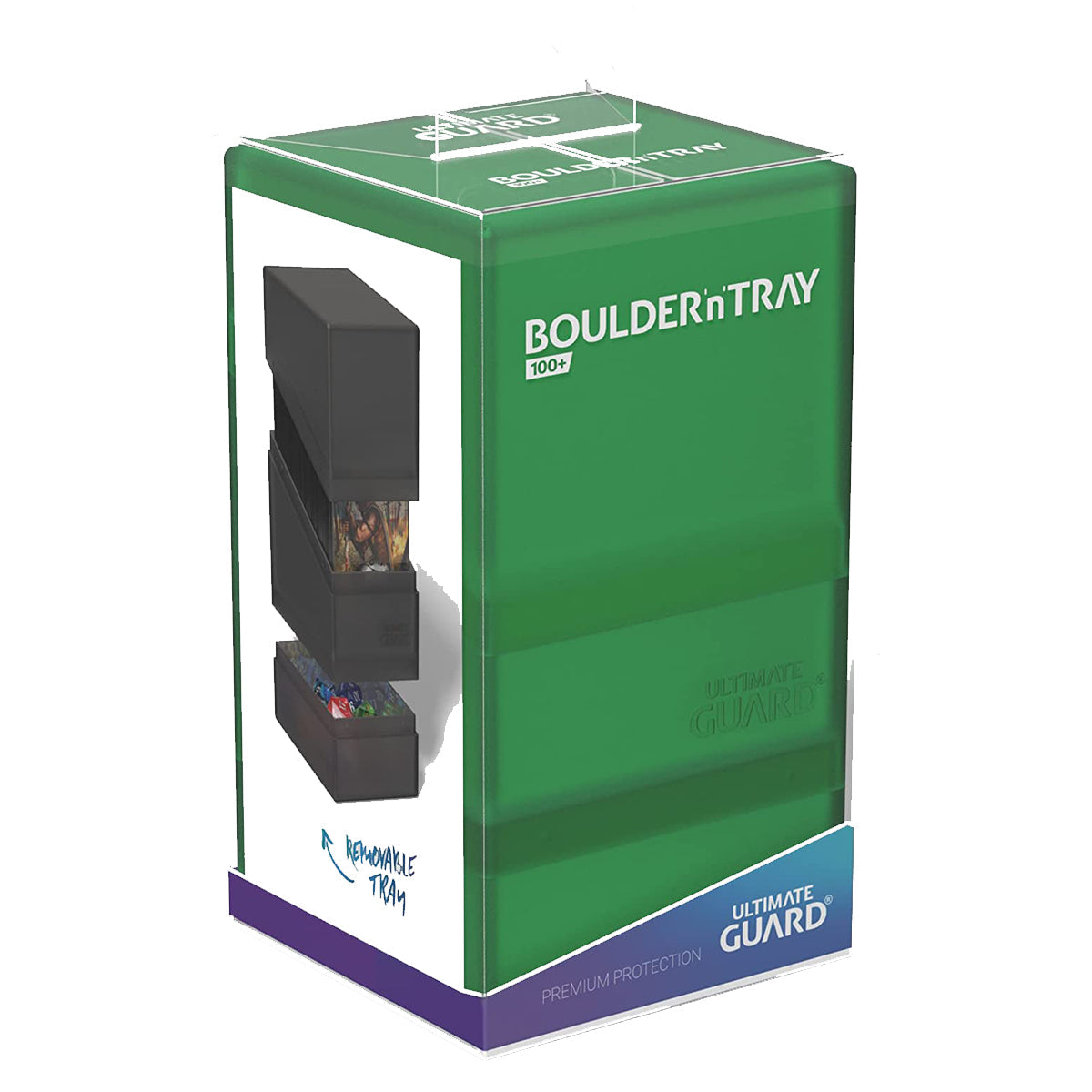 Ultimate Guard Boulder n Tray 100+ Emerald Deck Box