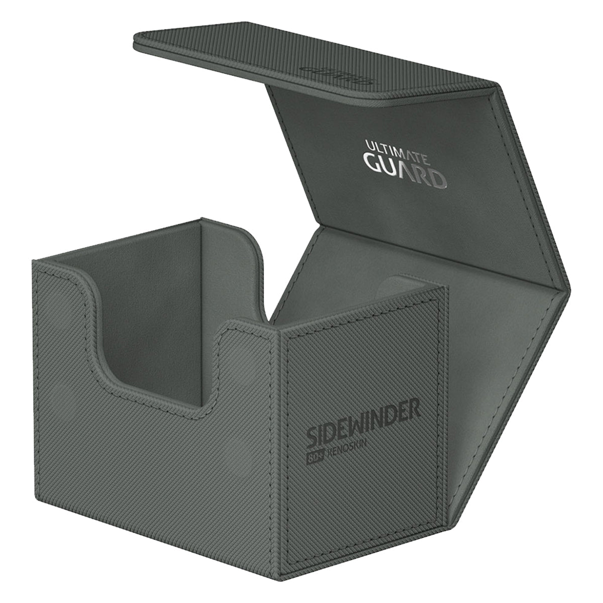 Ultimate Guard Sidewinder 80+ Xenoskin Monocolor Grey Deck Box