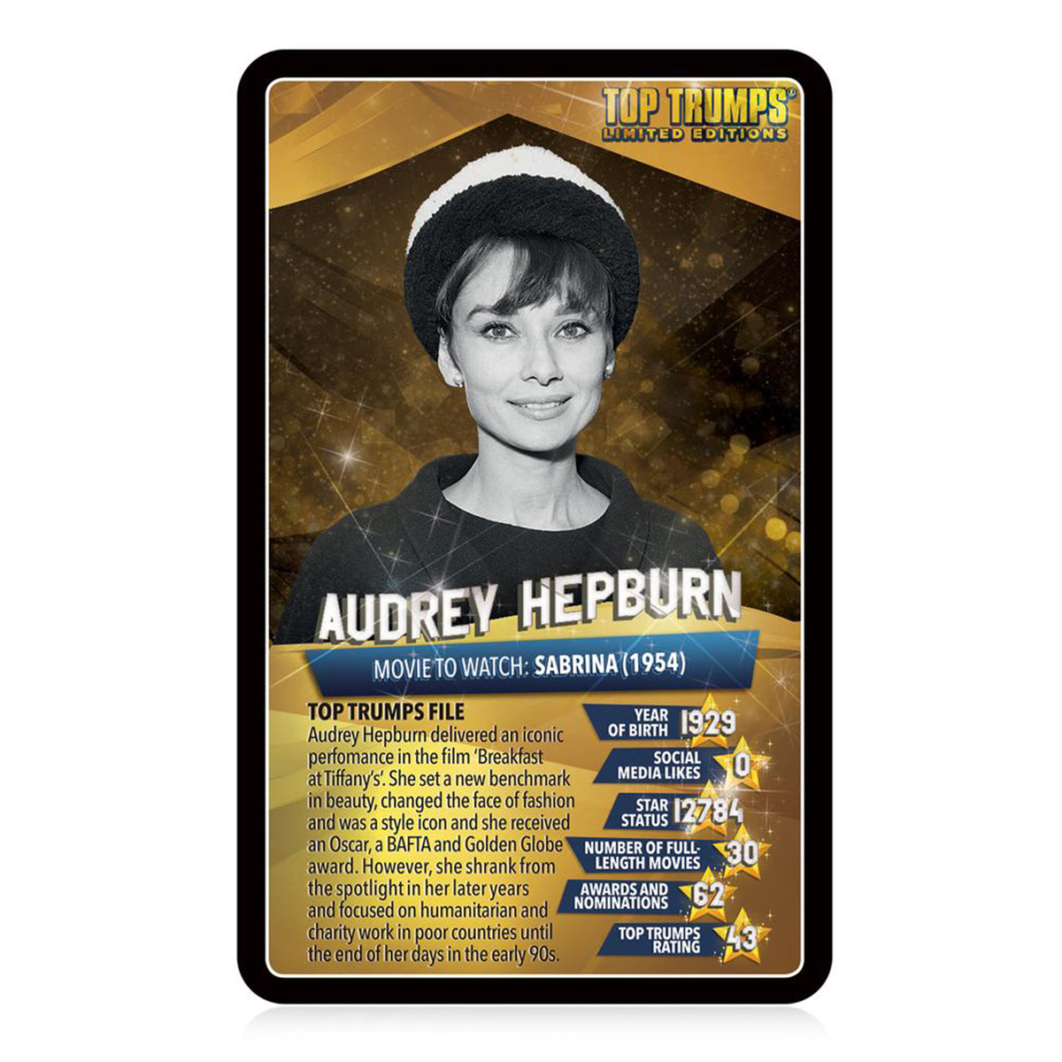 Top Trumps Movie Stars (Limited Editions)