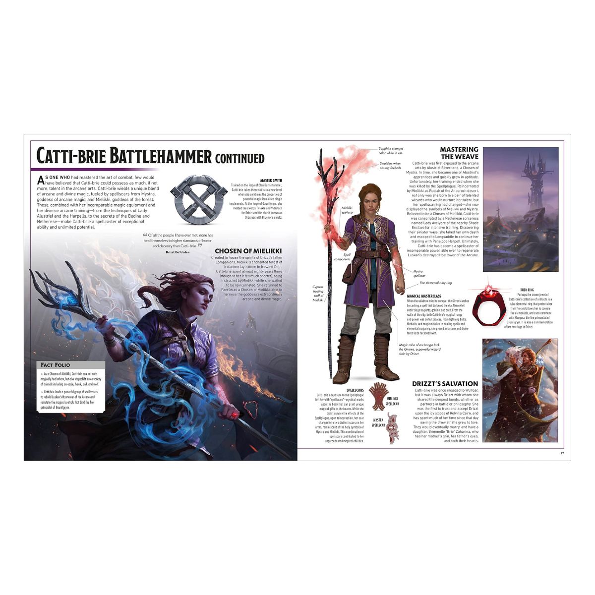 D&D The Legend of Drizzt - Visual Dictionary
