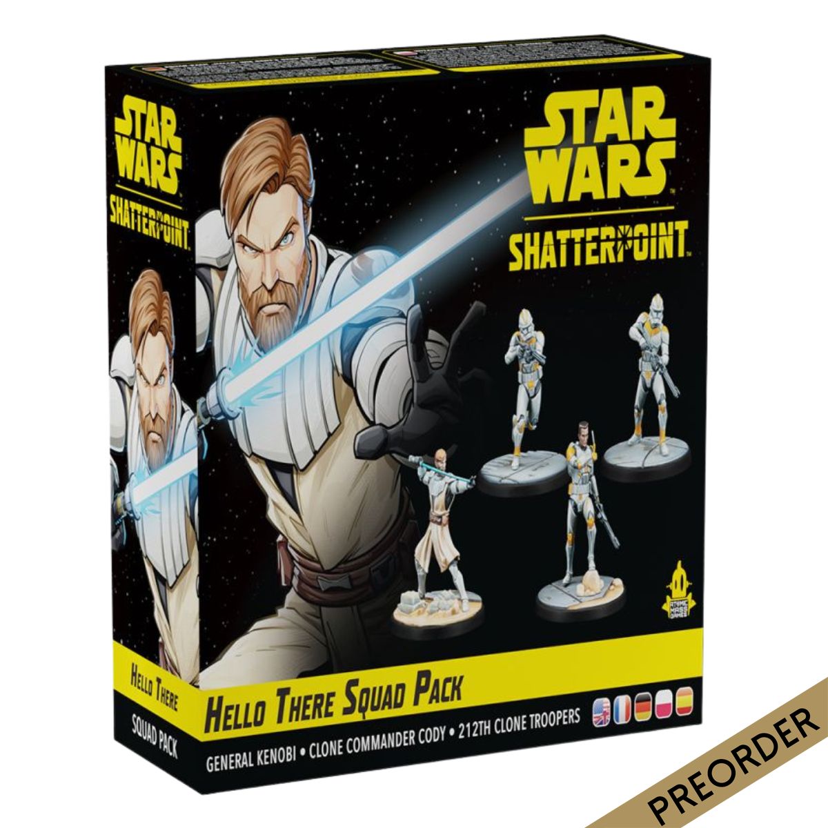 Star Wars Shatterpoint Hello There General Obi-Wan Kenobi Squad Pack