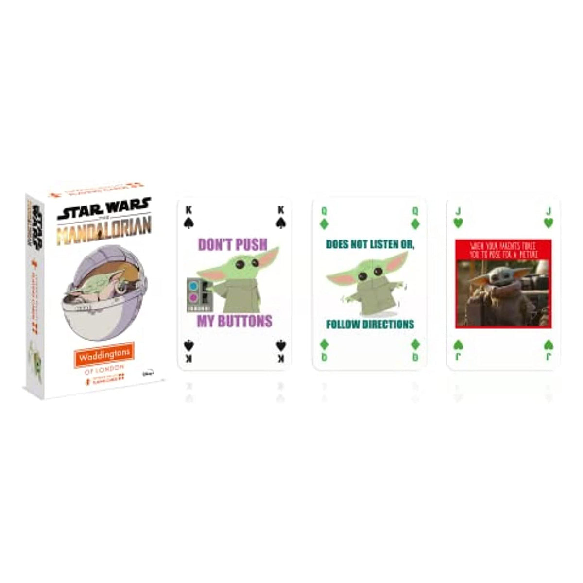 Waddingtons Star Wars The Mandalorian The Child Playing Cards
