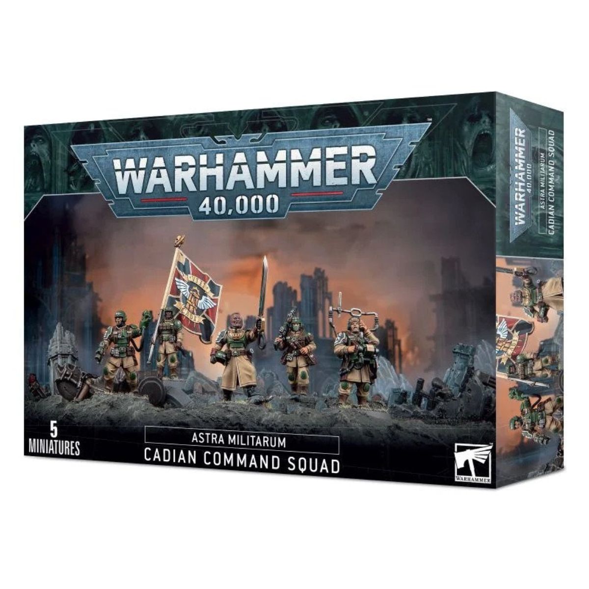 Warhammer 40K Astra Militarum Cadian Command Squad