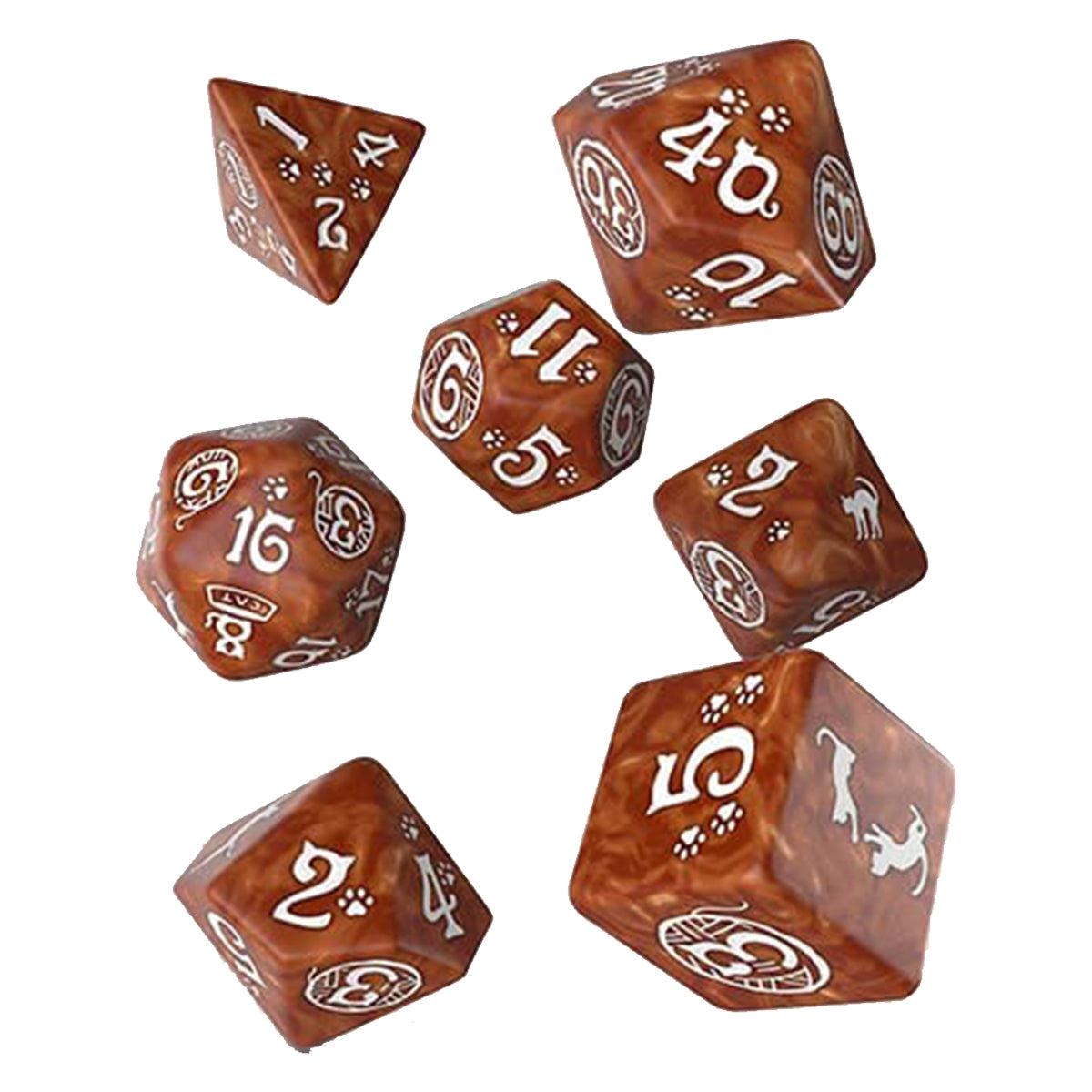 Q Workshop Cats Dice Set - Muffin Dice Set 7