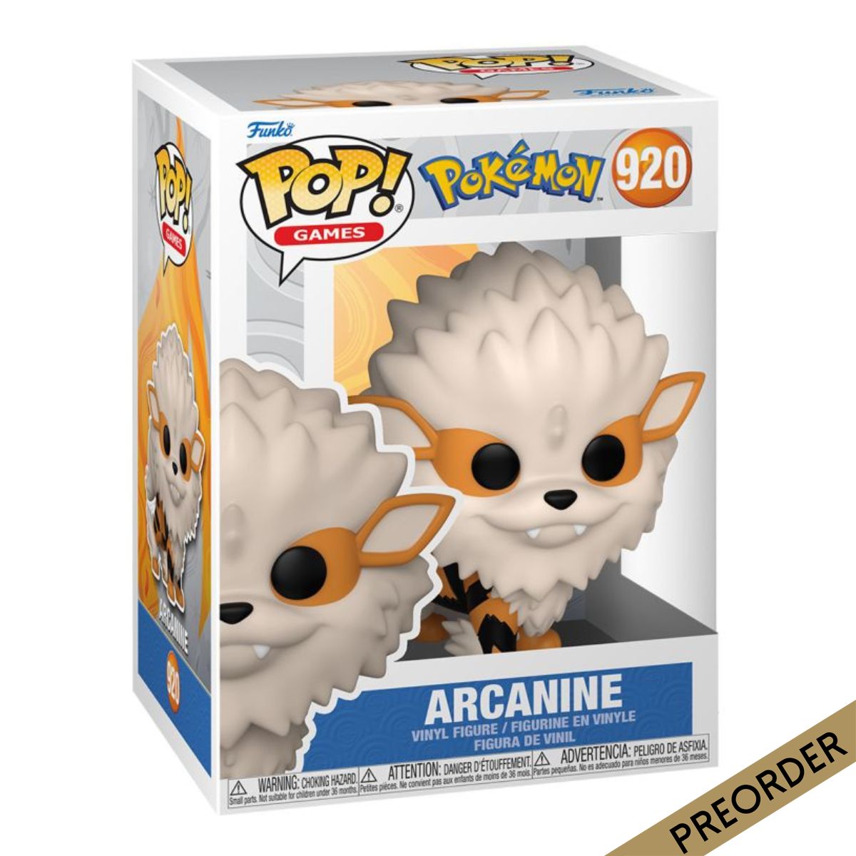 Pokemon - Arcanine Pop! Vinyl