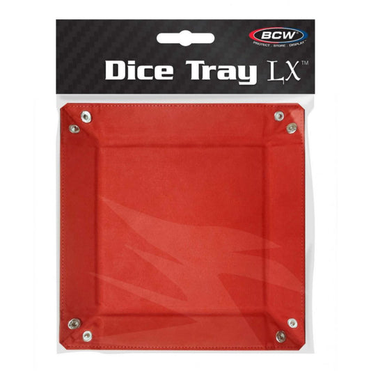 BCW Dice Tray LX Square Red